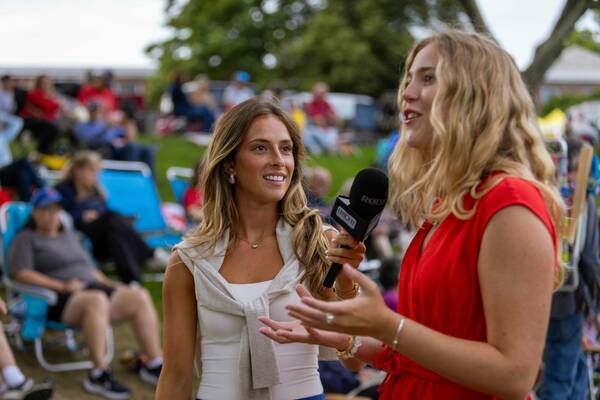 Aubrey Keegan speaks with host Aylee Weiss during a Pack the Hill Interview.