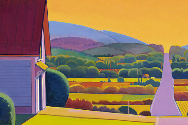 “Road into Summer” by Susan Abbott © 2024